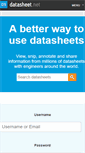Mobile Screenshot of datasheet.net